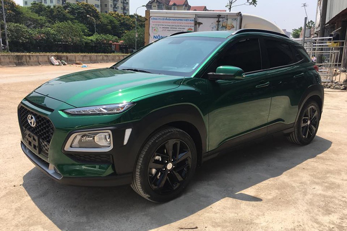 Xe Hyundai Kona mau son doc xuat hien tai Viet Nam-Hinh-9