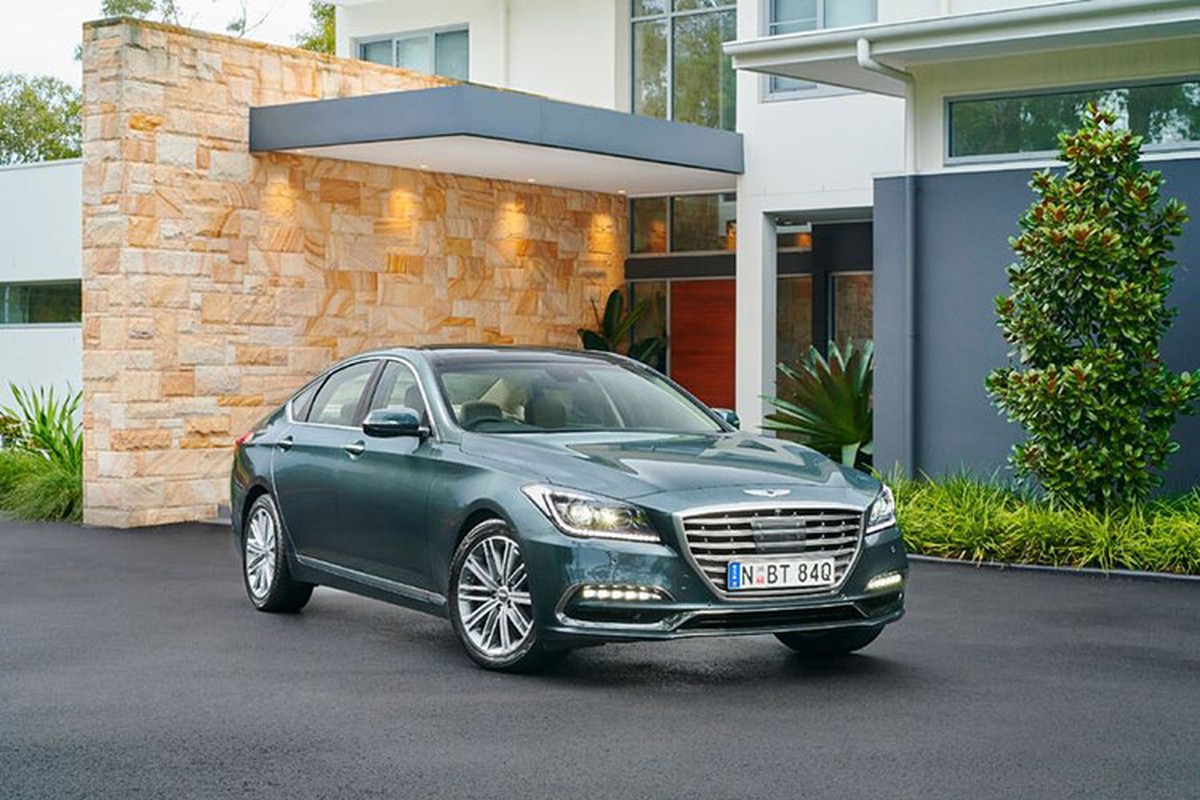 Xe sang Genesis G80 2020 tu 1,1 ty dong tai Uc