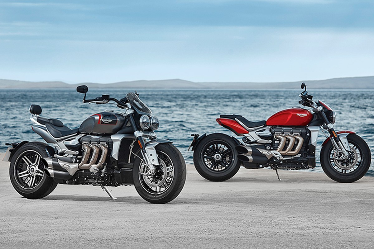 Triumph Rocket III 2019 ra mat hai phien ban R va GT