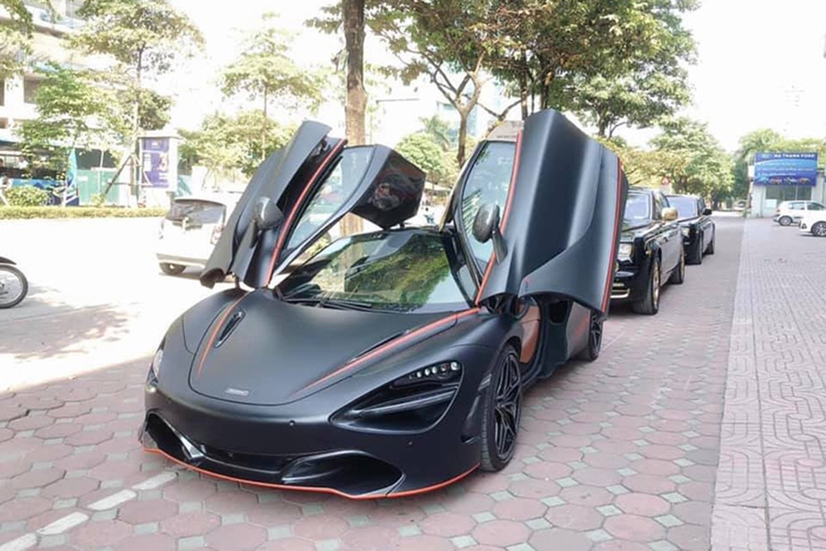 Sieu xe McLaren 720S do dang Rolls-Royce ma vang o Ha Noi