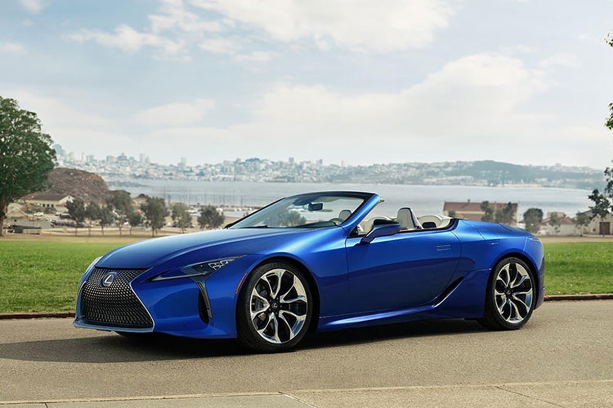 Ra mat xe mui tran hang sang Lexus LC 500 Convertible 2021