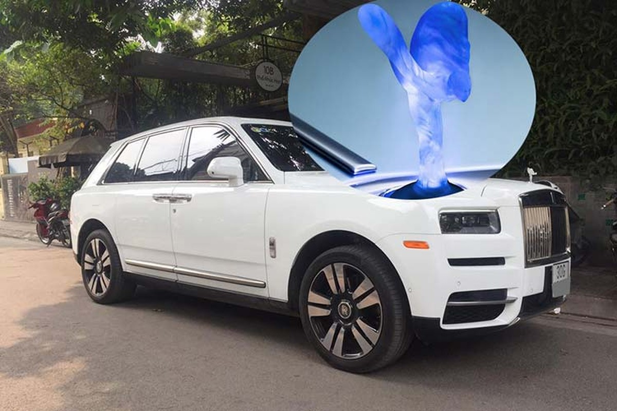 Rolls-Royce Cullinan hon 40 ty lap logo phat sang o Ha Thanh