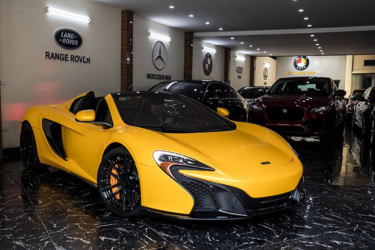 Sieu xe McLaren 650S Spider cua Minh nhua ve tay dai gia Ha Noi