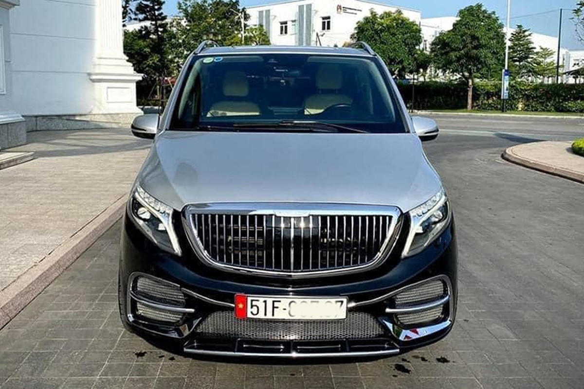 Chi tiet Mercedes-Benz V-Class do Maybach hon 2,2 ty o Sai Gon