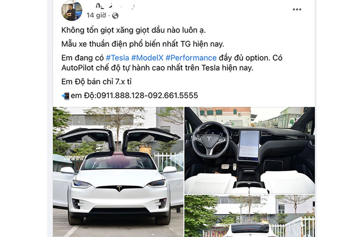 Can canh Tesla Model X dang rao ban hon 7 ty tai Viet Nam-Hinh-2