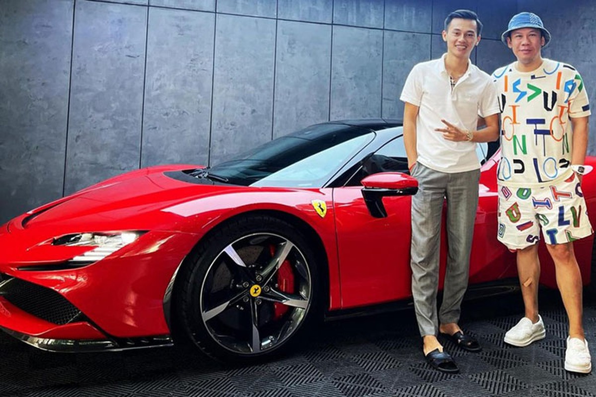 Ferrari SF90 Stradale 30 ty cua chong cu Le Quyen ra bien can Tet