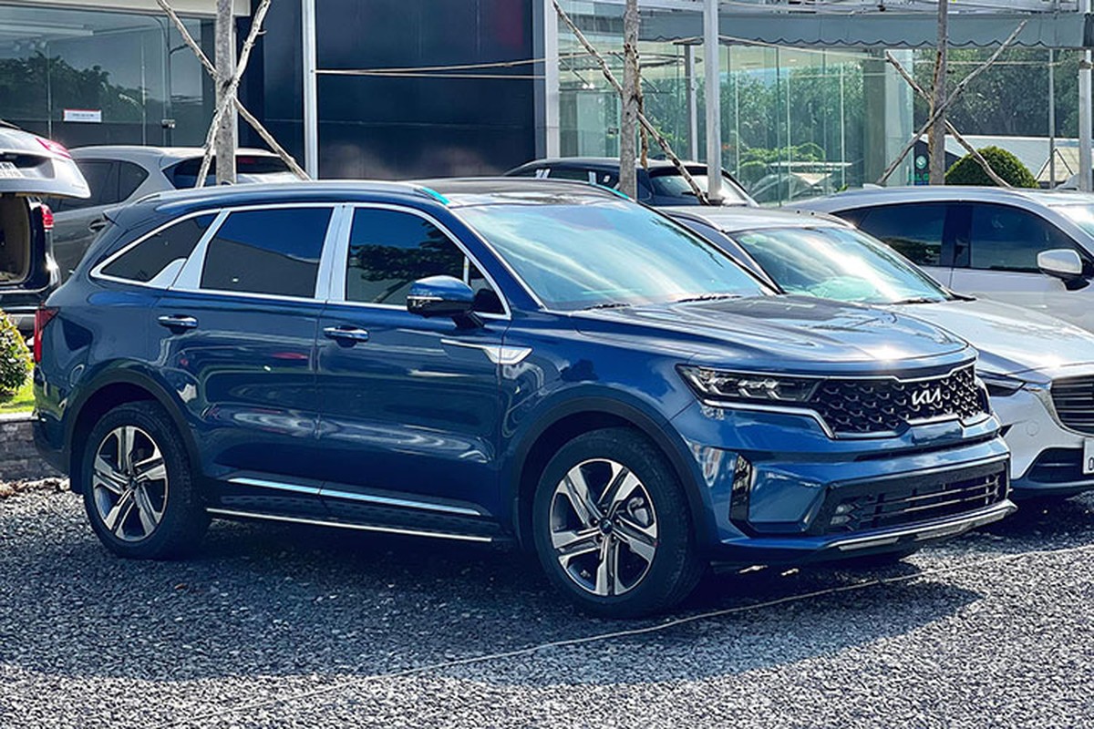 Can canh Kia Sorento 2023 tai Viet Nam, them logo moi ve dai ly-Hinh-10