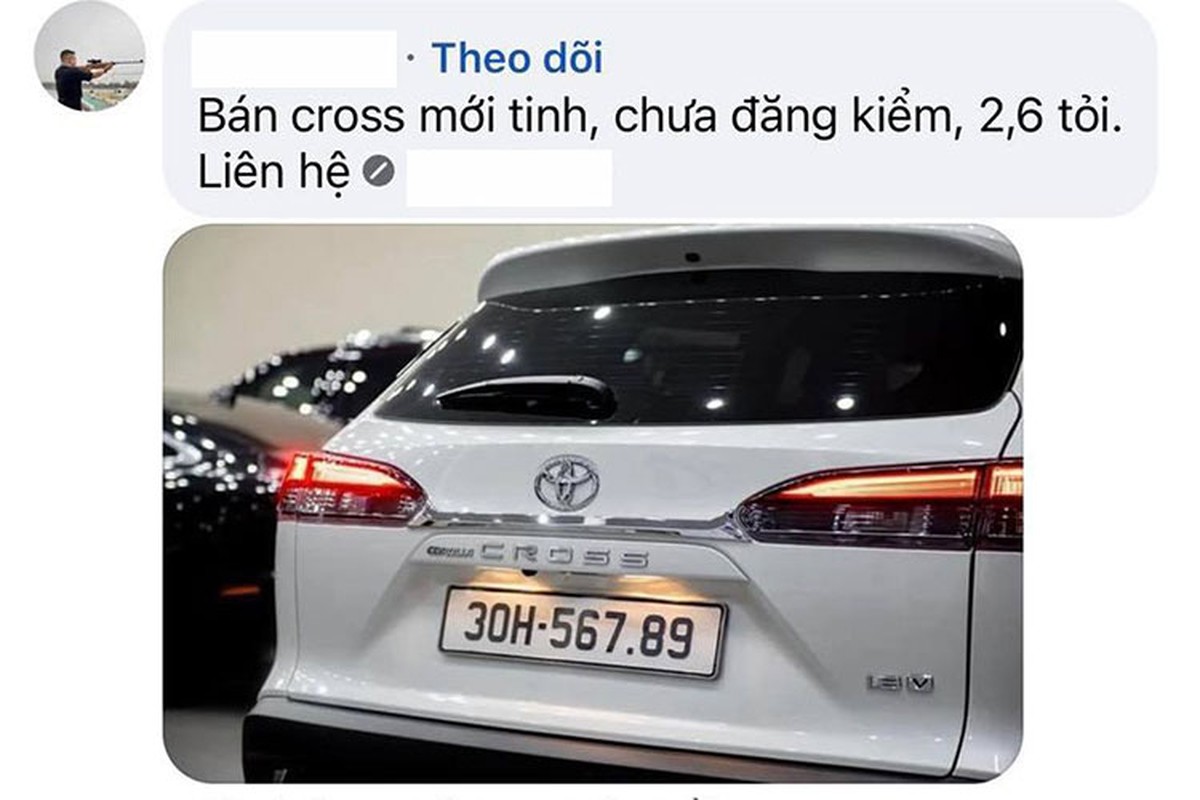 Toyota Cross bien “san bang tat ca” Ha Noi rao ban hon 2 ty dong-Hinh-2