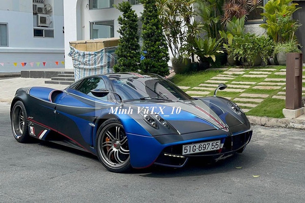 Minh Nhua mang Pagani Huayra hon 80 ty den nha Cuong Do la... 