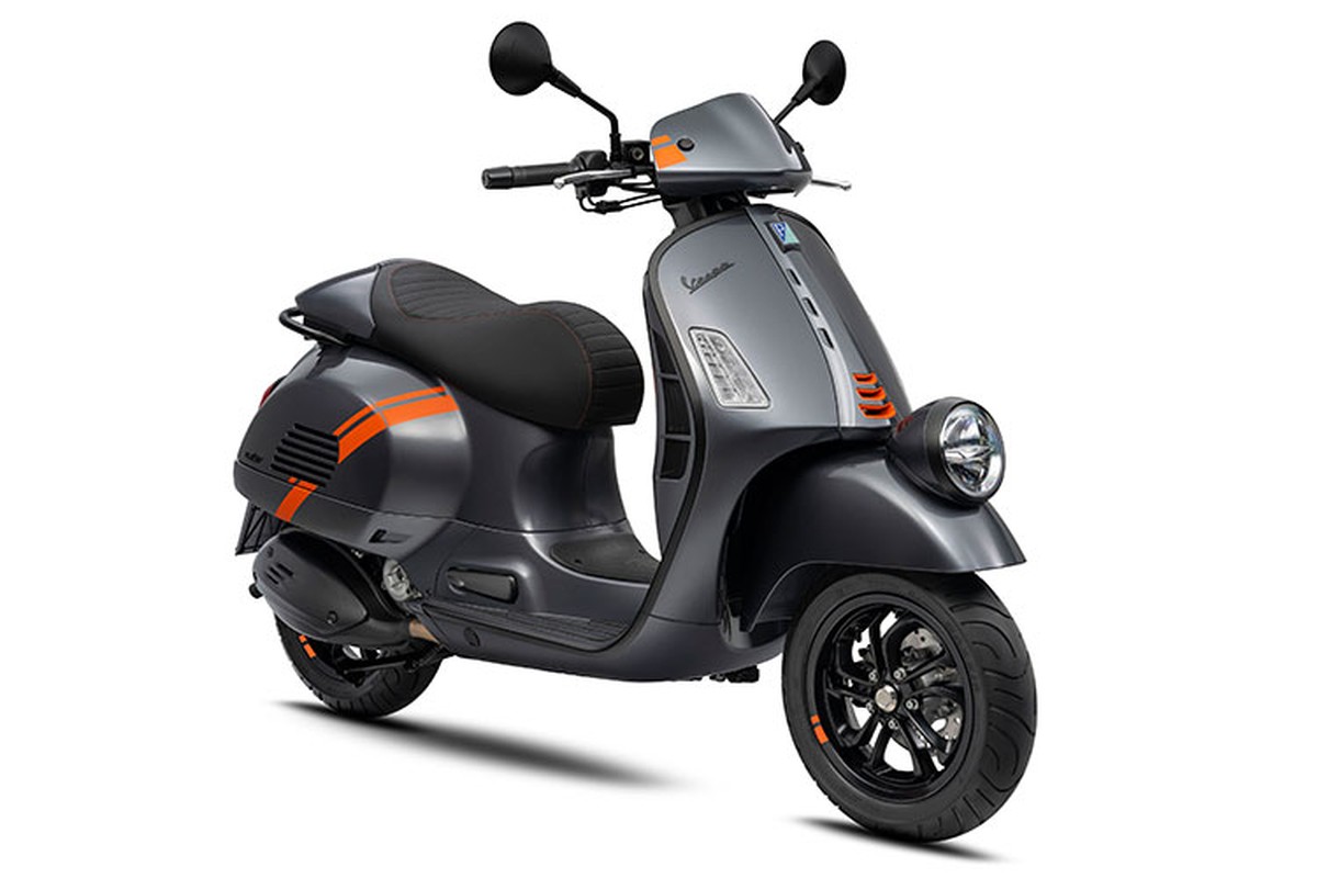 Vespa GTV 2023 gan 160 trieu tai Viet Nam, 