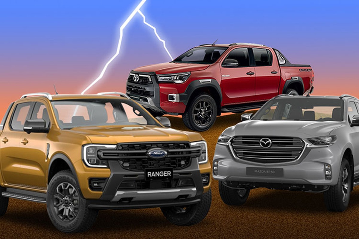 Doanh số xe bán tải tháng 08/2023: Ford Ranger bán gấp 4,5 lần tổng số xe của đối thủ