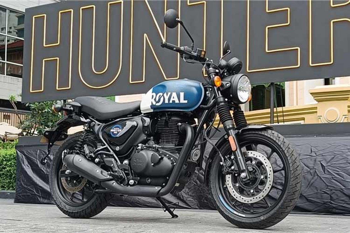 Royal Enfield Hunter 350 gia re duoi 100 trieu... cho dan choi it tien