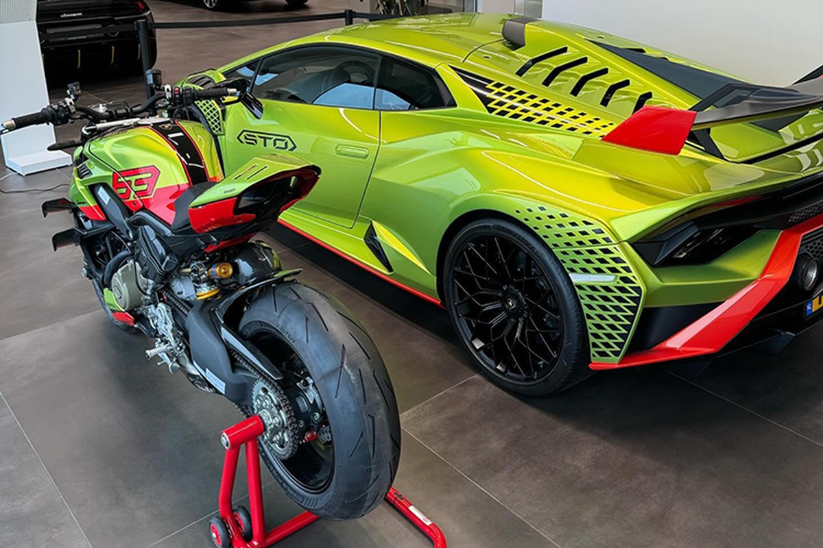 View - 	Đoàn Di Băng chi tiền tỷ tậu Ducati Streetfighter V4 Lamborghini