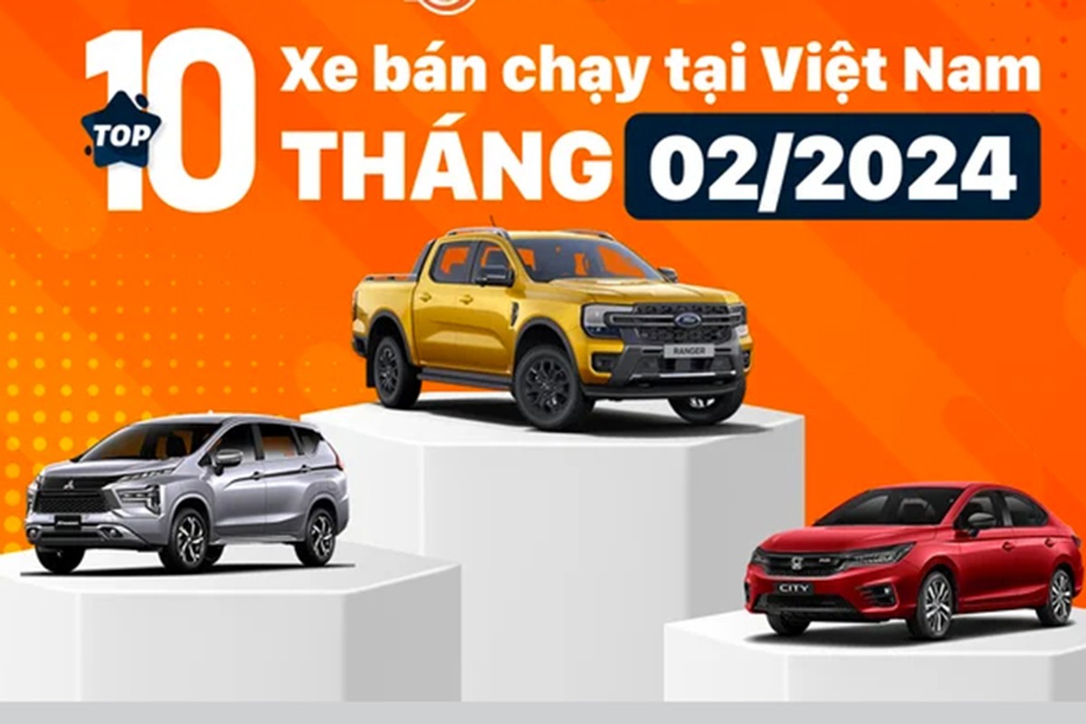 View - 	Toyota mất tích trong top ôtô bán chạy nhất Việt Nam tháng 2/2024