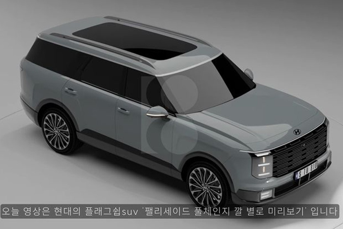 Hyundai Palisade 2025 lo dien, vuong vuc va 