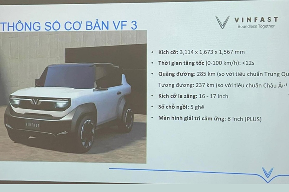 View - 	VinFast VF3 lộ giá bán dự kiến chỉ từ 250 triệu đồng