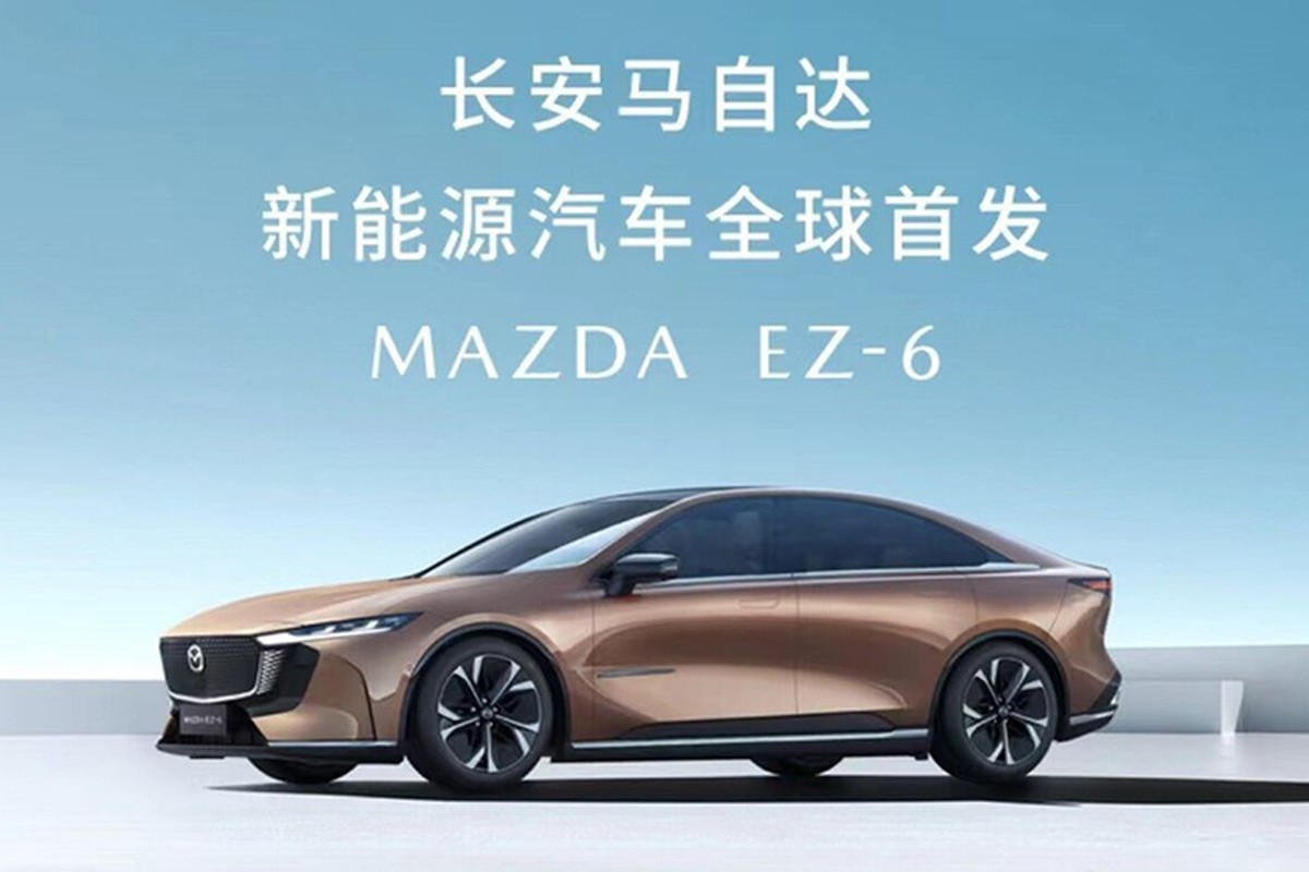 Chi tiet Mazda EZ-6 2025 vua ra mat - hau due thay the Mazda6