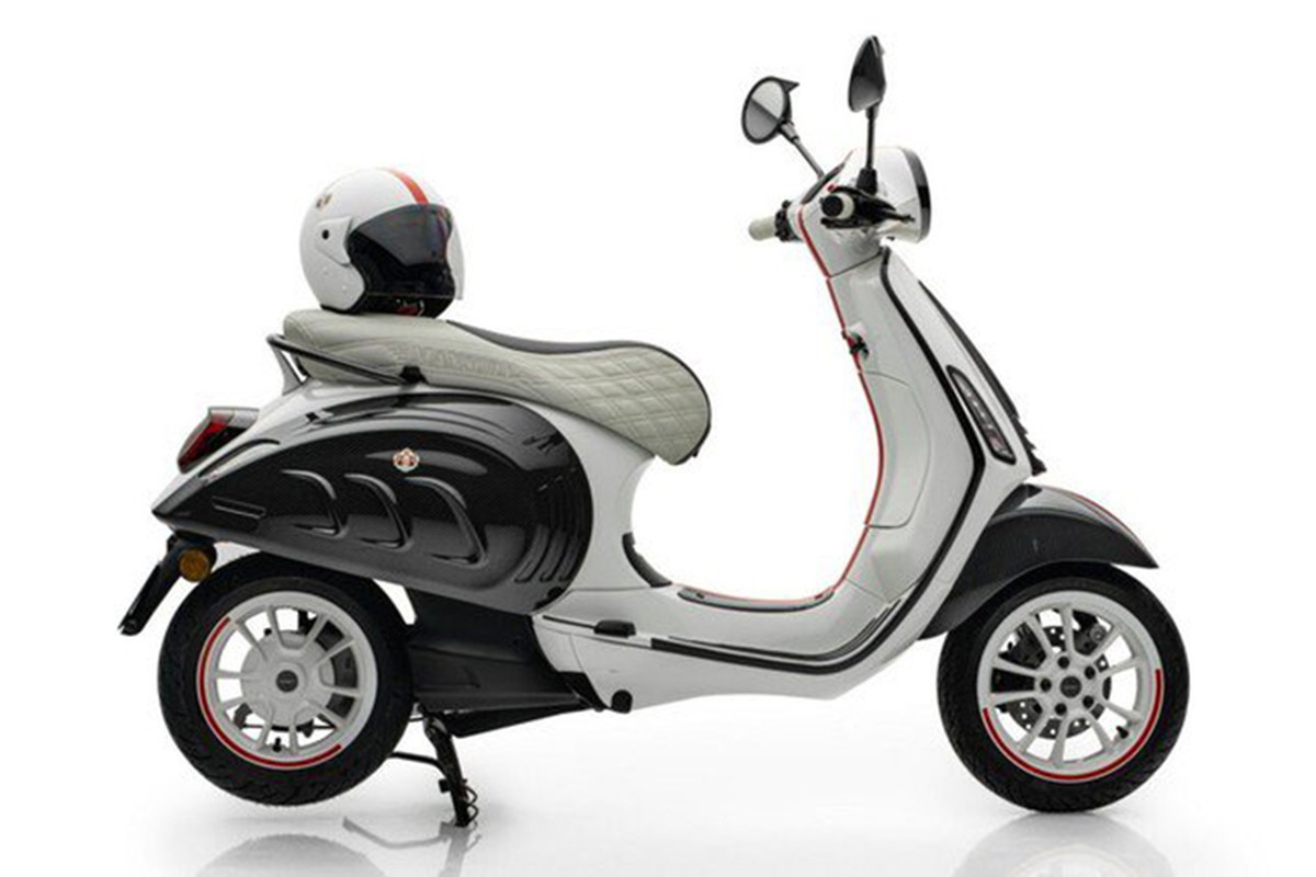 Vespa Elettrica gia 203 trieu dong 