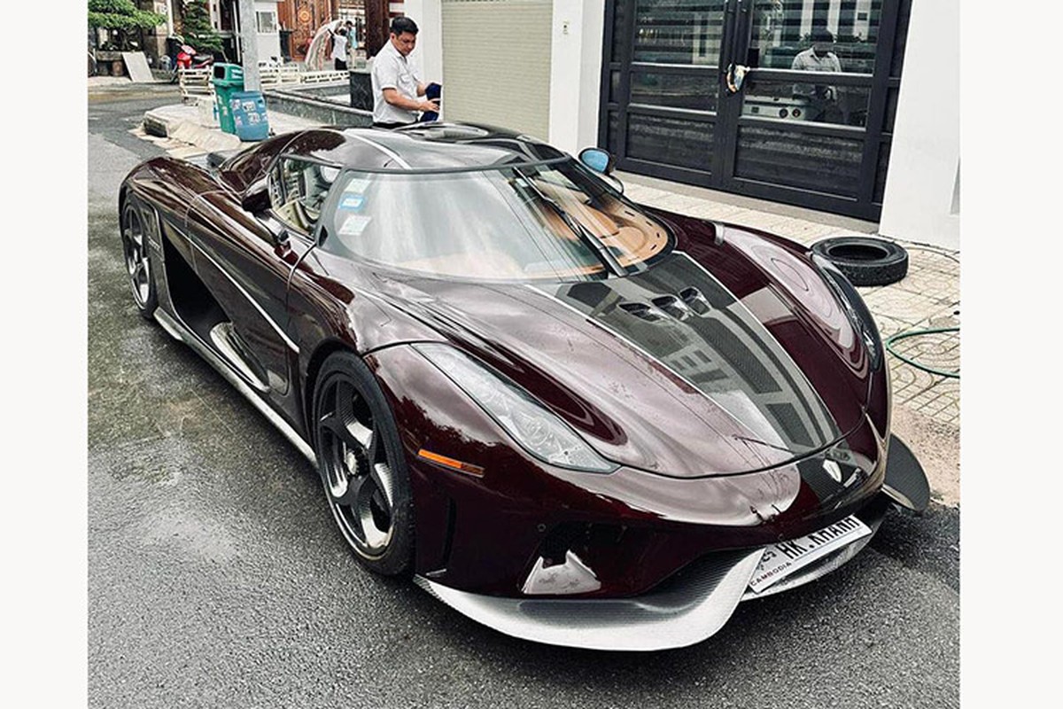 Koenigsegg Regera gan 200 ty ve Viet Nam sau gia han bien so Campuchia