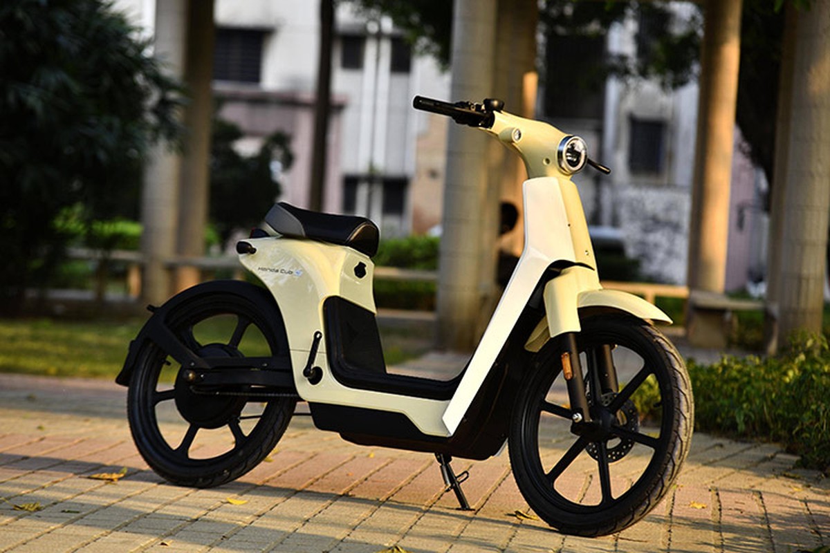 View - 	Honda Cub E, xe máy điện nhập Trung Quốc từ 20 triệu tại Việt Nam