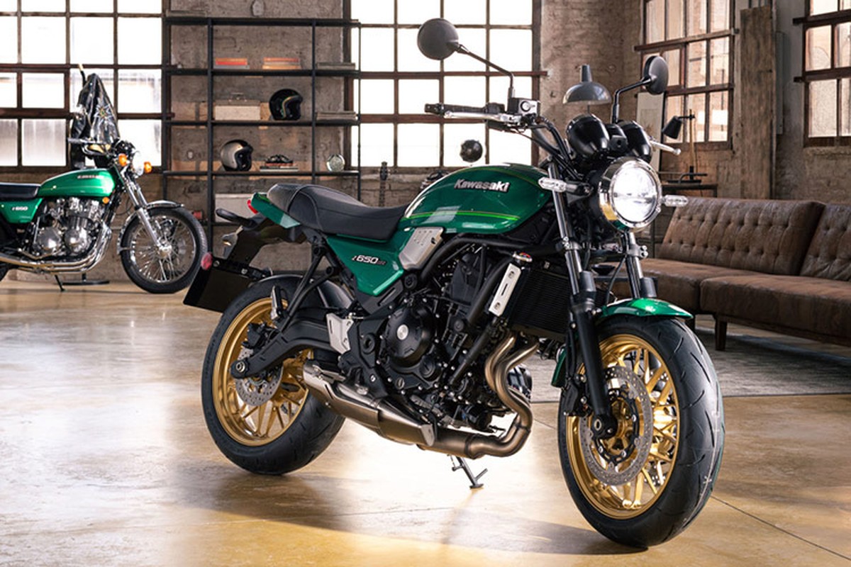 Kawasaki Z650RS 2025 tu 185 trieu dong sap ve Viet Nam co gi?