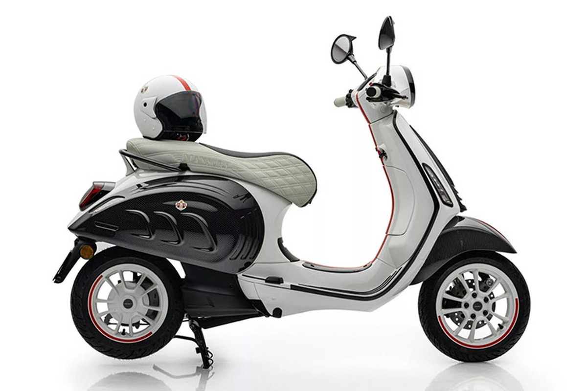 Xe may dien Vespa Elettrica do gia hon 600 trieu, dat hon ca oto-Hinh-2