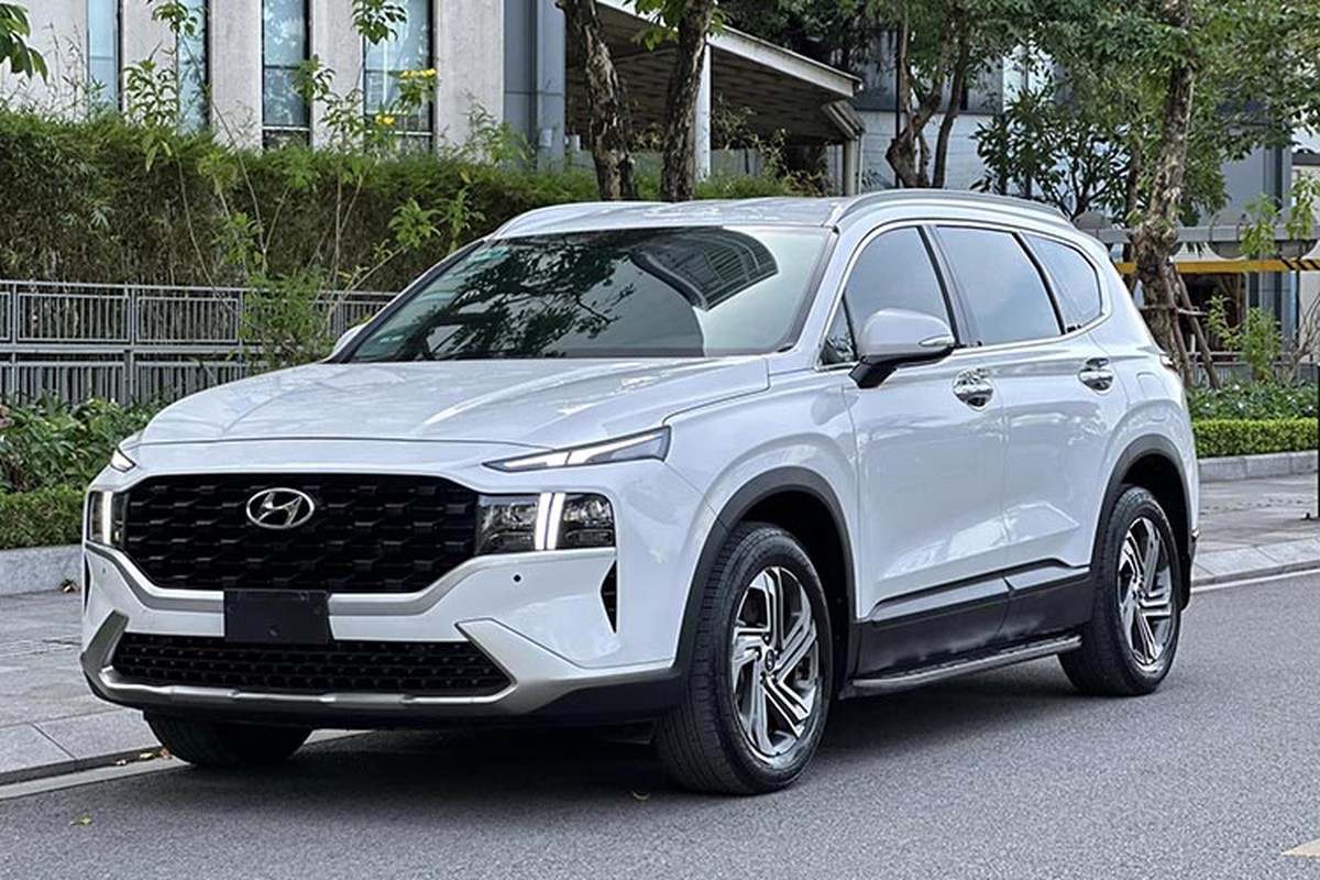 Hyundai SantaFe 2022 may dau chay chan, ban van hon 1 ty dong