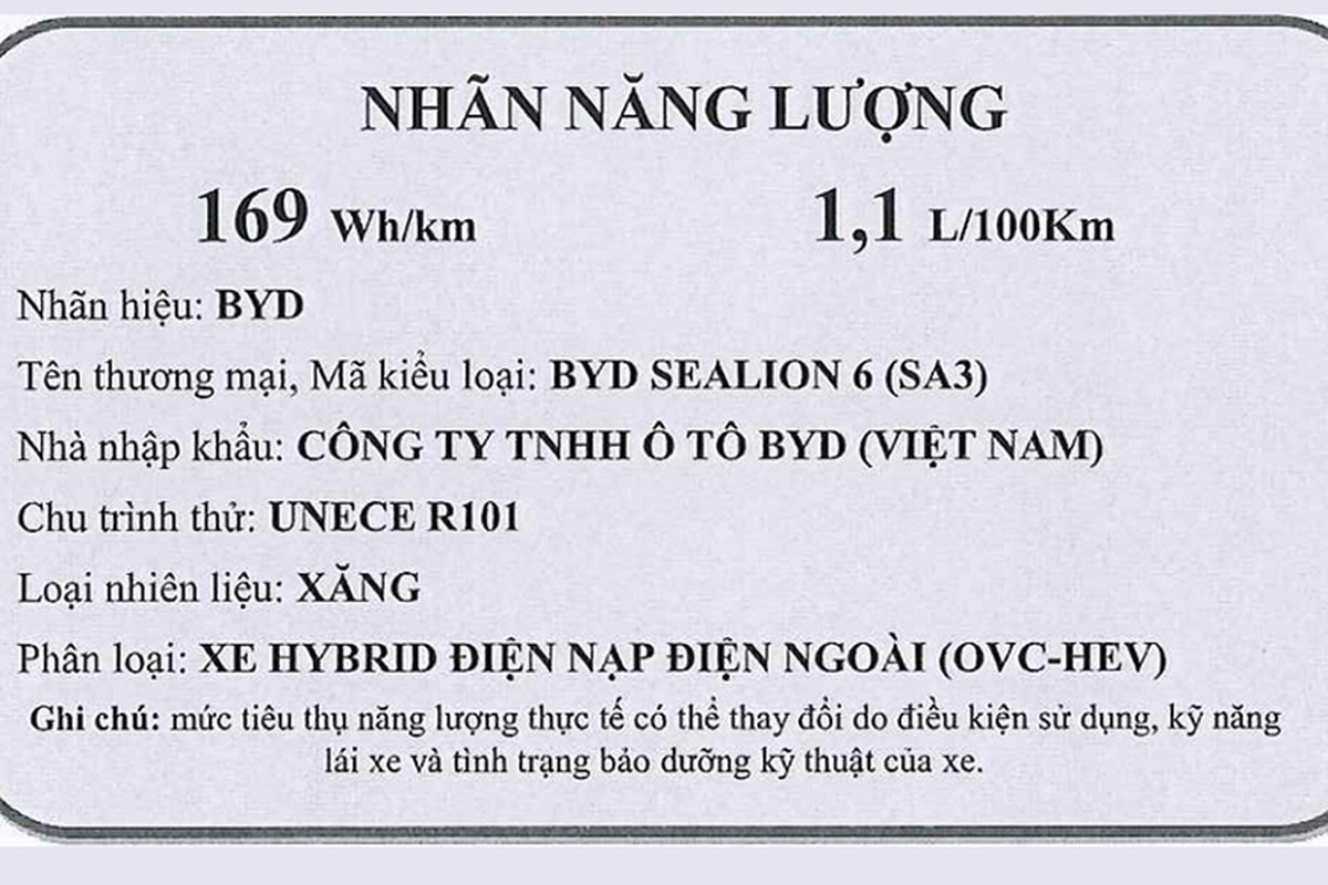 BYD Sealion 6 sap ve Viet Nam 