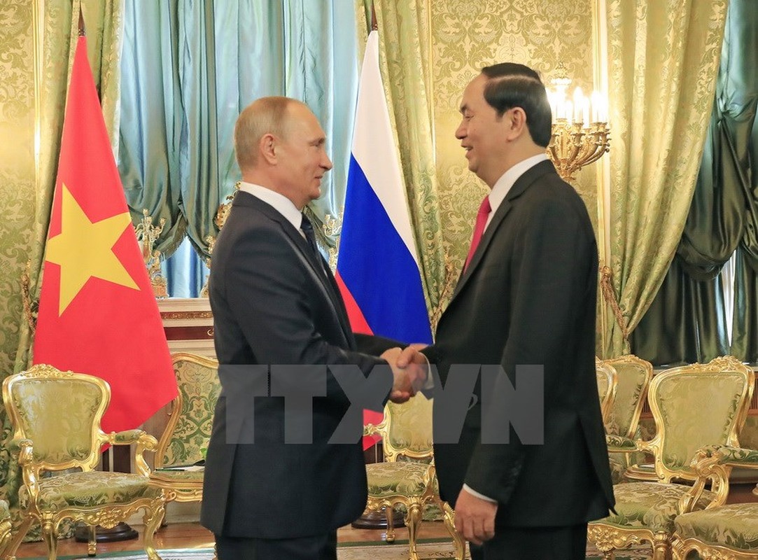 Anh: Chu tich nuoc Tran Dai Quang hoi dam voi Tong thong Nga Putin