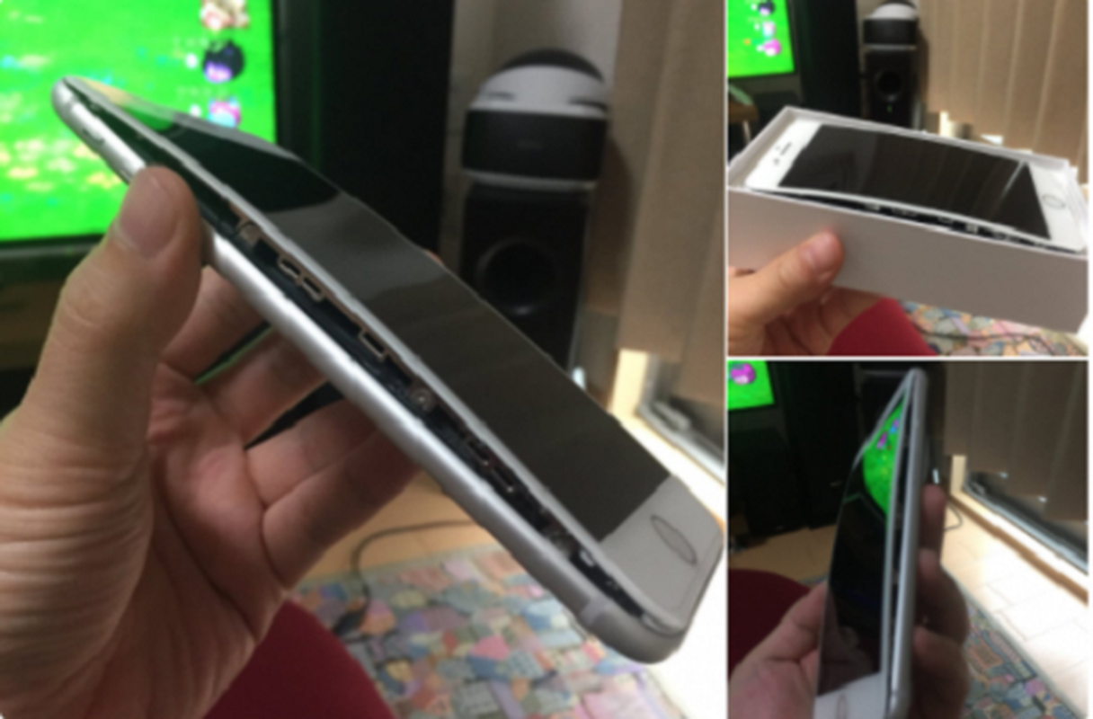 Anh nong iPhone 8 Plus bi tach doi, bung man hinh khi sac-Hinh-3