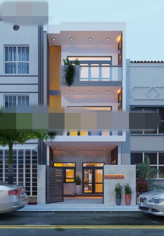 10 mau nha ong 3 tang 50m2 tre trung, hien dai-Hinh-10