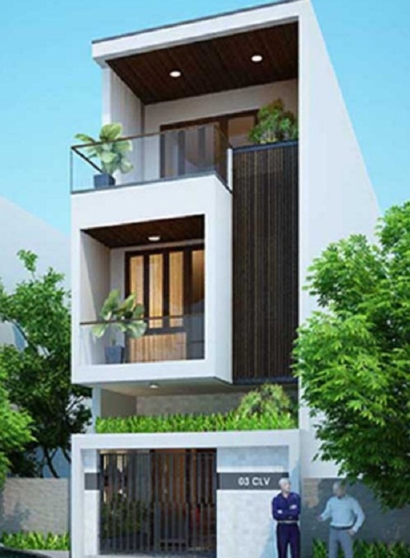 10 mau nha ong 3 tang 50m2 tre trung, hien dai-Hinh-9