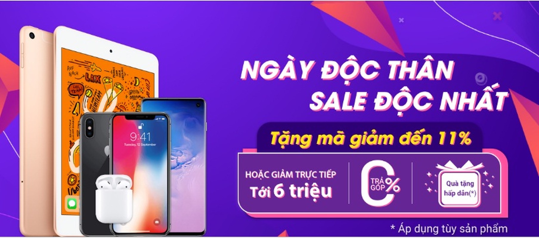 Ngay doc than 11/11: Shopee, Lazada, FPT shop... dua nhau giam gia khung 