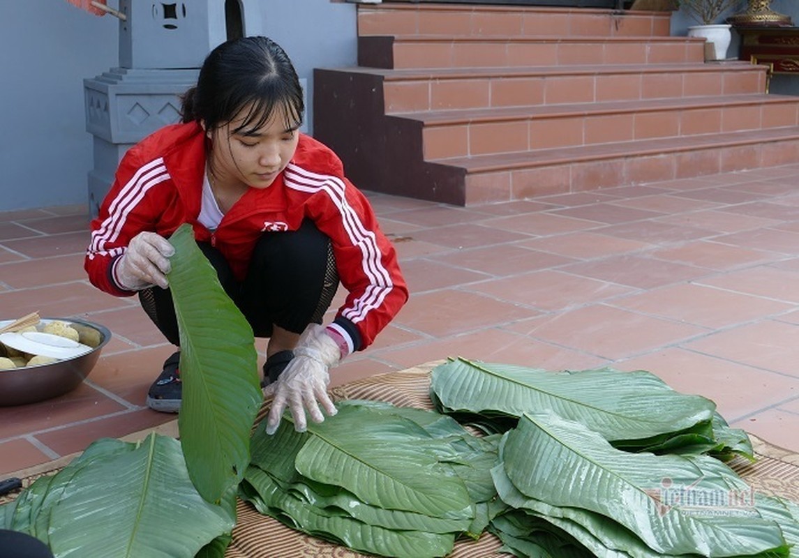 Lang san xuat banh chung Ha Noi tat bat ngay cuoi nam-Hinh-17