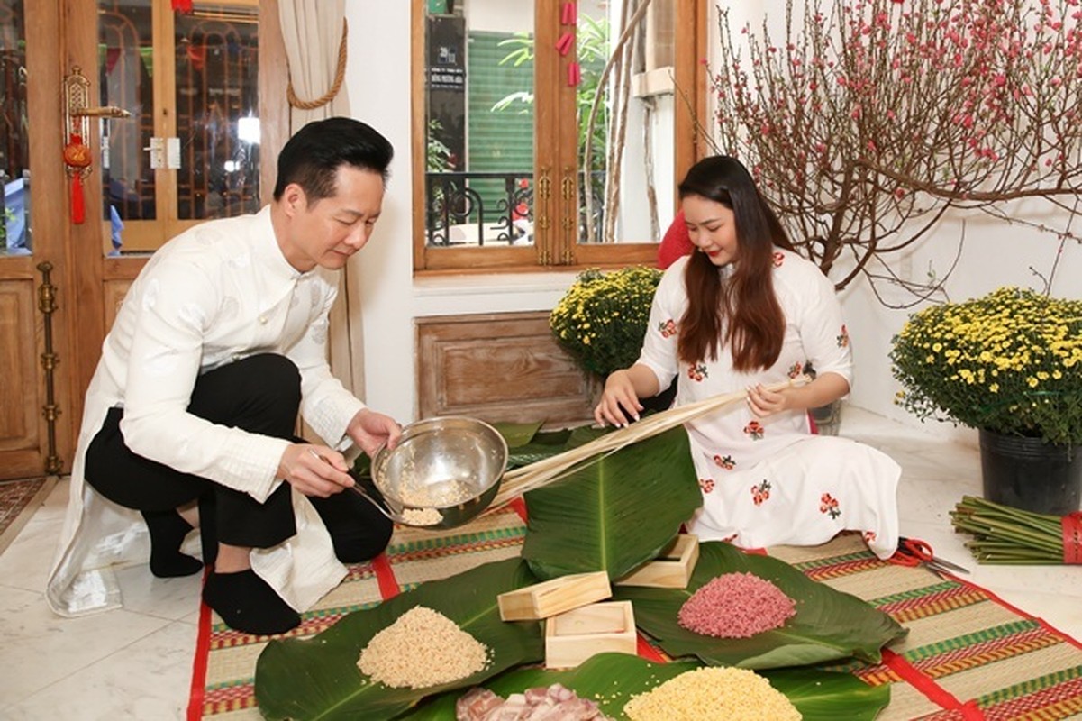 Khong gian don Tet sang chanh trong biet thu cua Phan Nhu Thao-Hinh-7