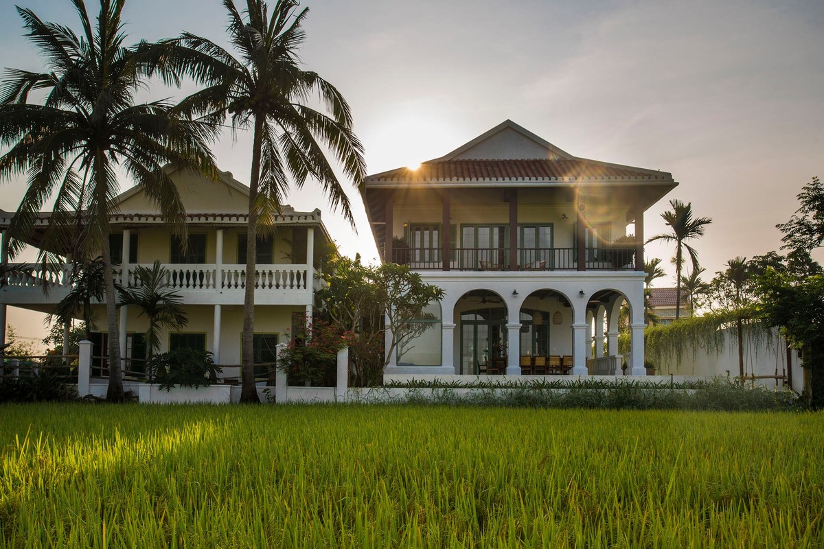 Man nhan villa giua… ruong lua cua cap vo chong tre o Hoi An