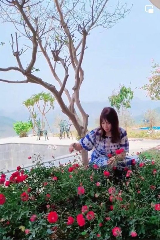 Man nhan vuon hoa ruc ro trong biet thu moi cua Manh Truong-Hinh-4