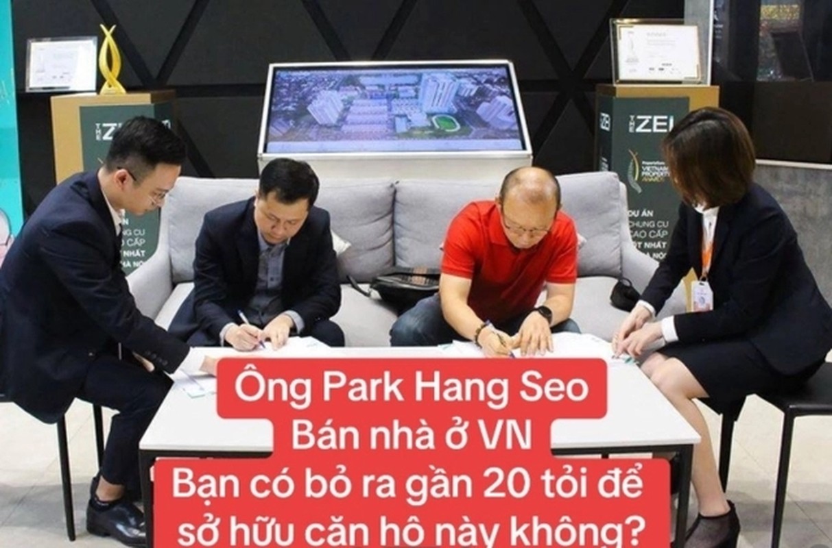 Can canh can penthouse 18 ty cua HLV Park Hang Seo tai Ha Noi