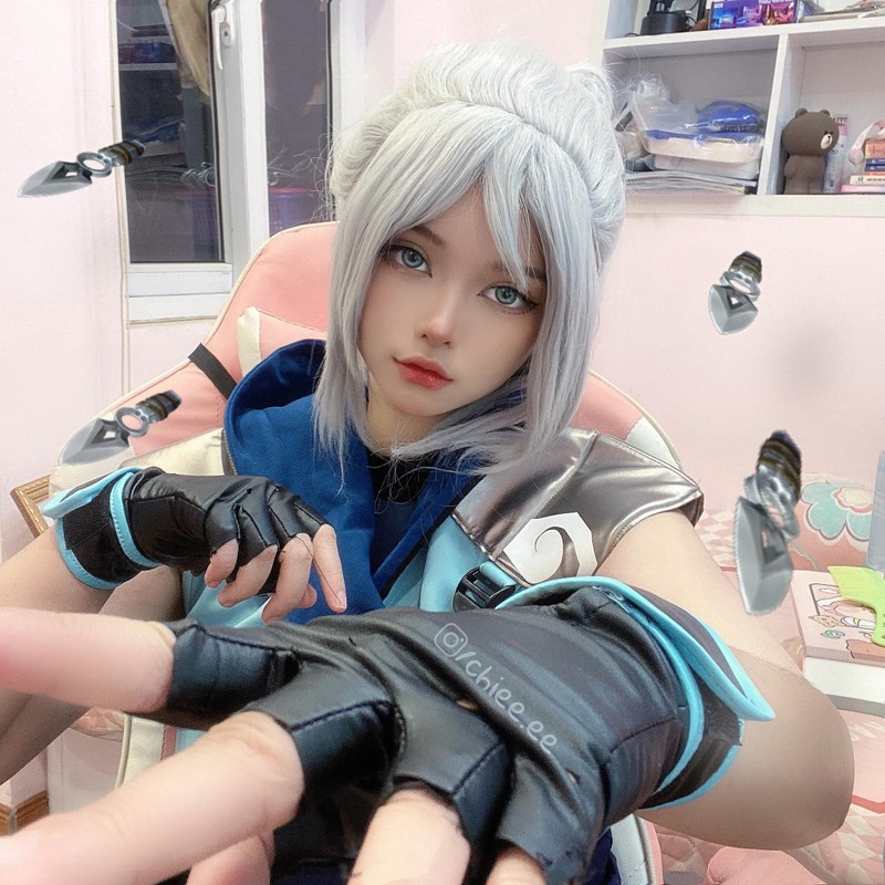 Loat anh cosplay dac vu Valorant cua nu game thu khien fan tram tro-Hinh-6