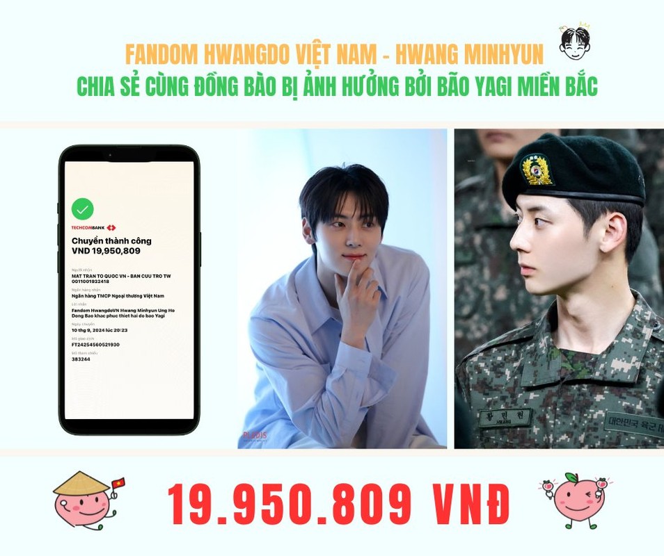 View - 	Fandom của nhiều nhóm nhạc nổi tiếng ủng hộ đồng bào vùng lũ lụt