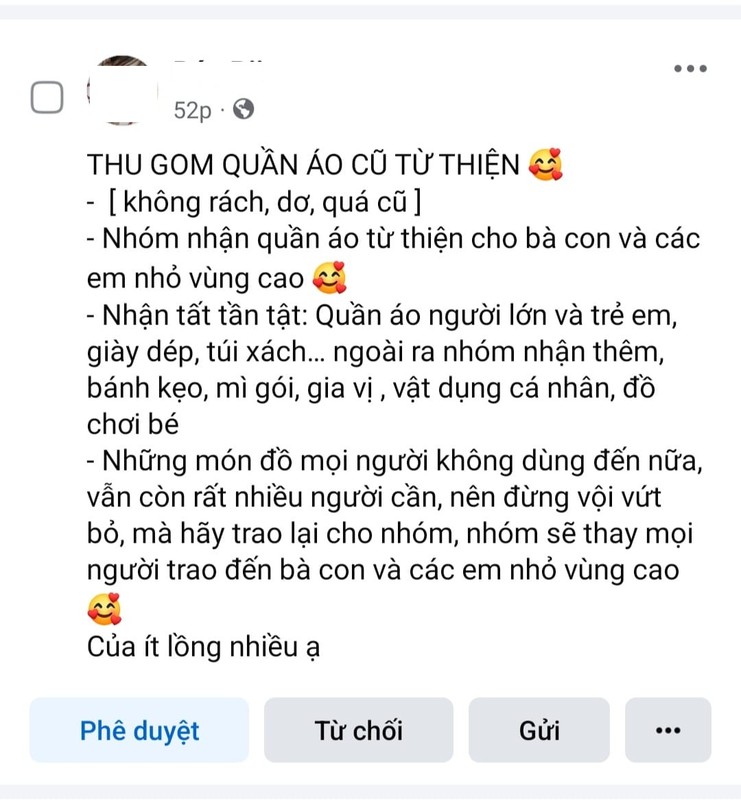 Phan no co gai di xin quan ao tu thien ve de ban