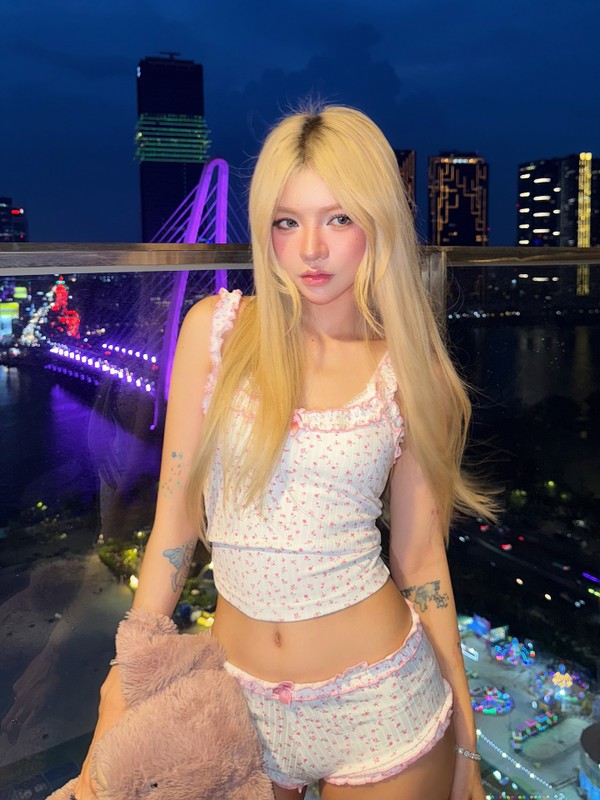 Hoi hot girl ru nhau mac do ngu be xiu khoe dang cuc pham-Hinh-8