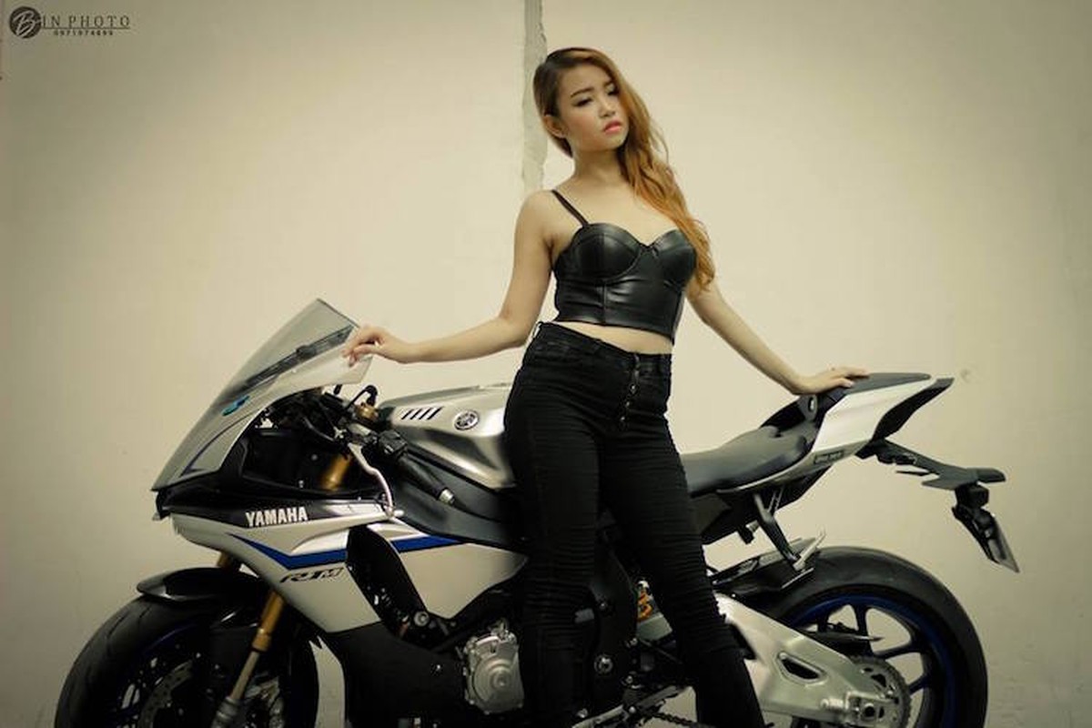 Hotgirl Viet so dang cung sieu moto 