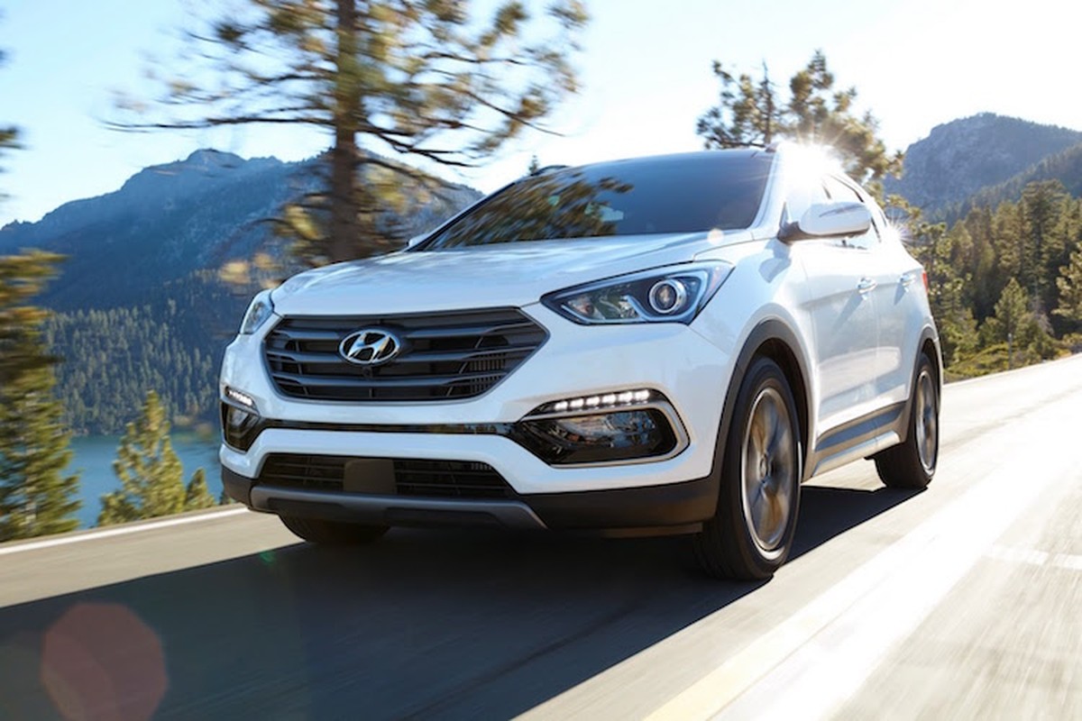 Hyundai Santa Fe co ban nang cap 2017