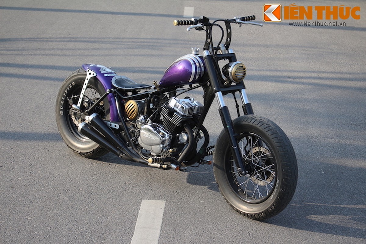 Honda Rebel do Bobber hardtail cua dan choi Ha Noi-Hinh-18