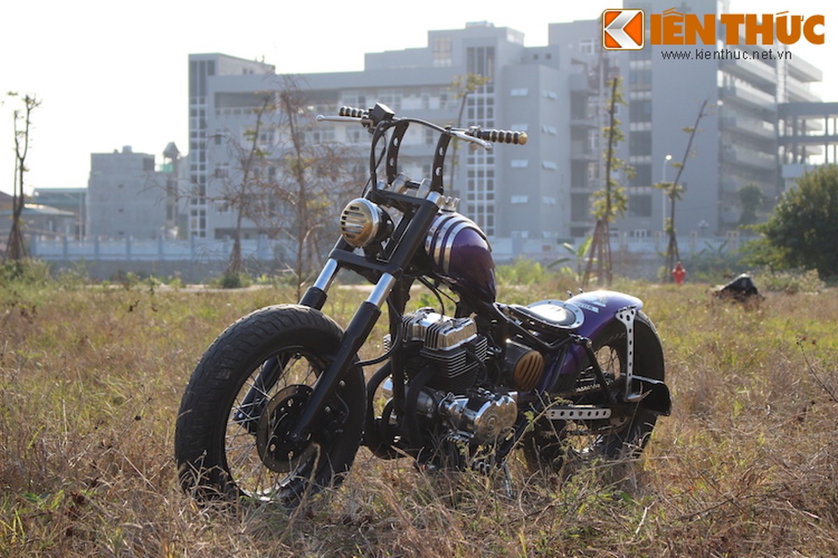 Honda Rebel do Bobber hardtail cua dan choi Ha Noi-Hinh-2