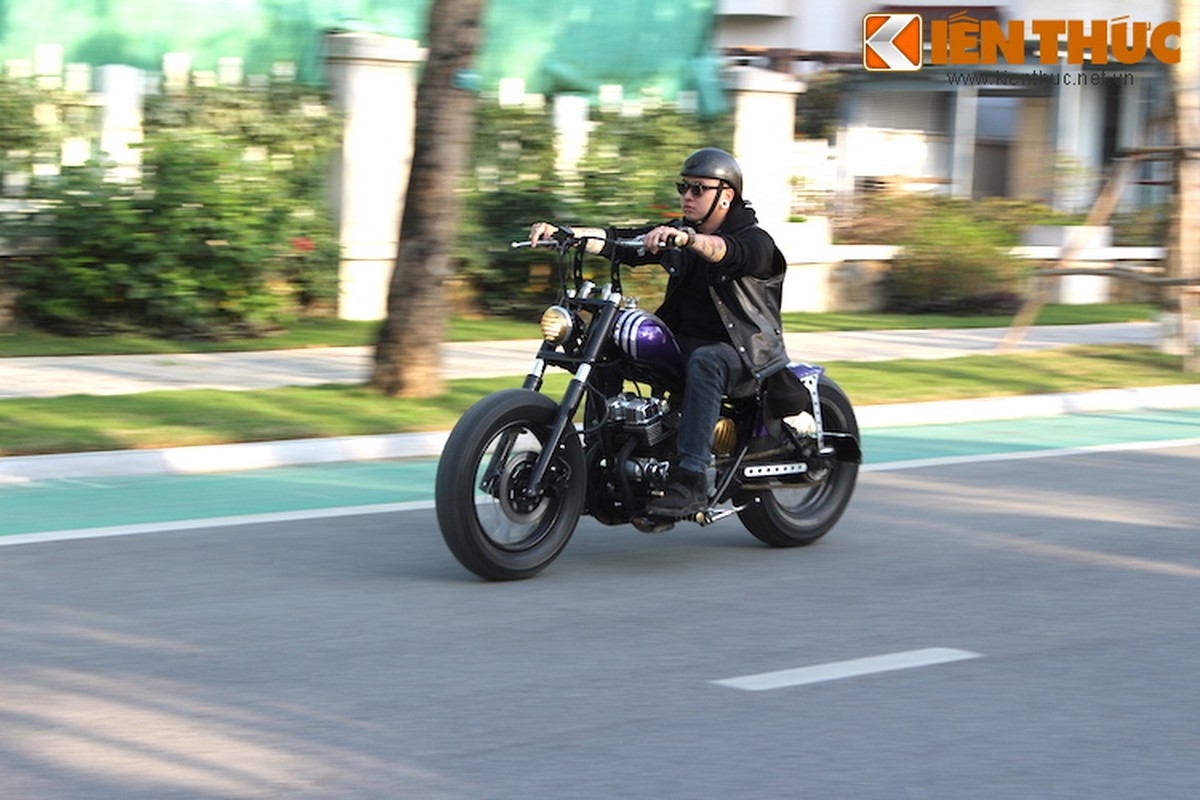 Honda Rebel do Bobber hardtail cua dan choi Ha Noi-Hinh-20