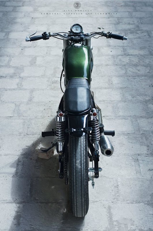 Kawasaki Estrella Scrambler cua tho Viet len “bao Tay“-Hinh-7