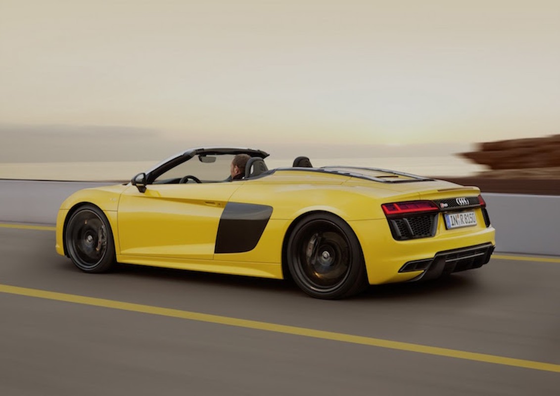 Audi ra mat sieu xe R8 Spyder mui tran 