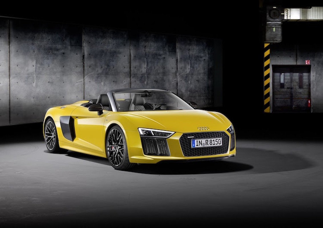 Audi ra mat sieu xe R8 Spyder mui tran 